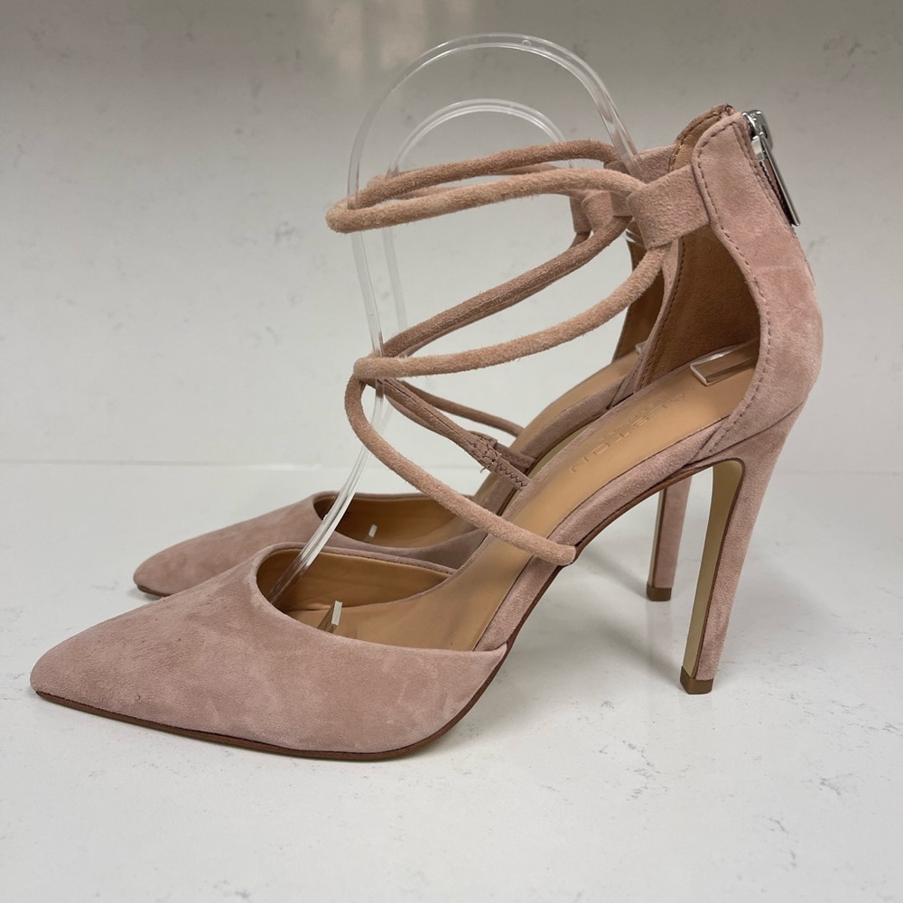 Halston Heritage suede strappy stiletto - Picture 6 of 12